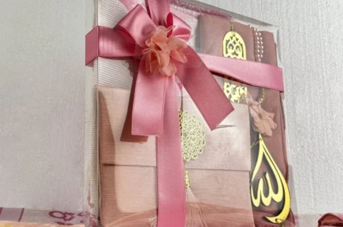Islamic prayer rug set Ramadan Gift